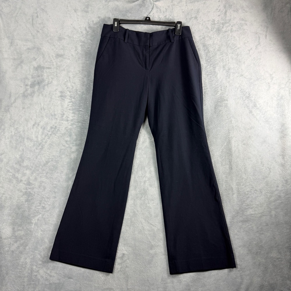 Ann Taylor Womens 8P Black Dress Pants Bootcut Trousers Office Siren Luxe